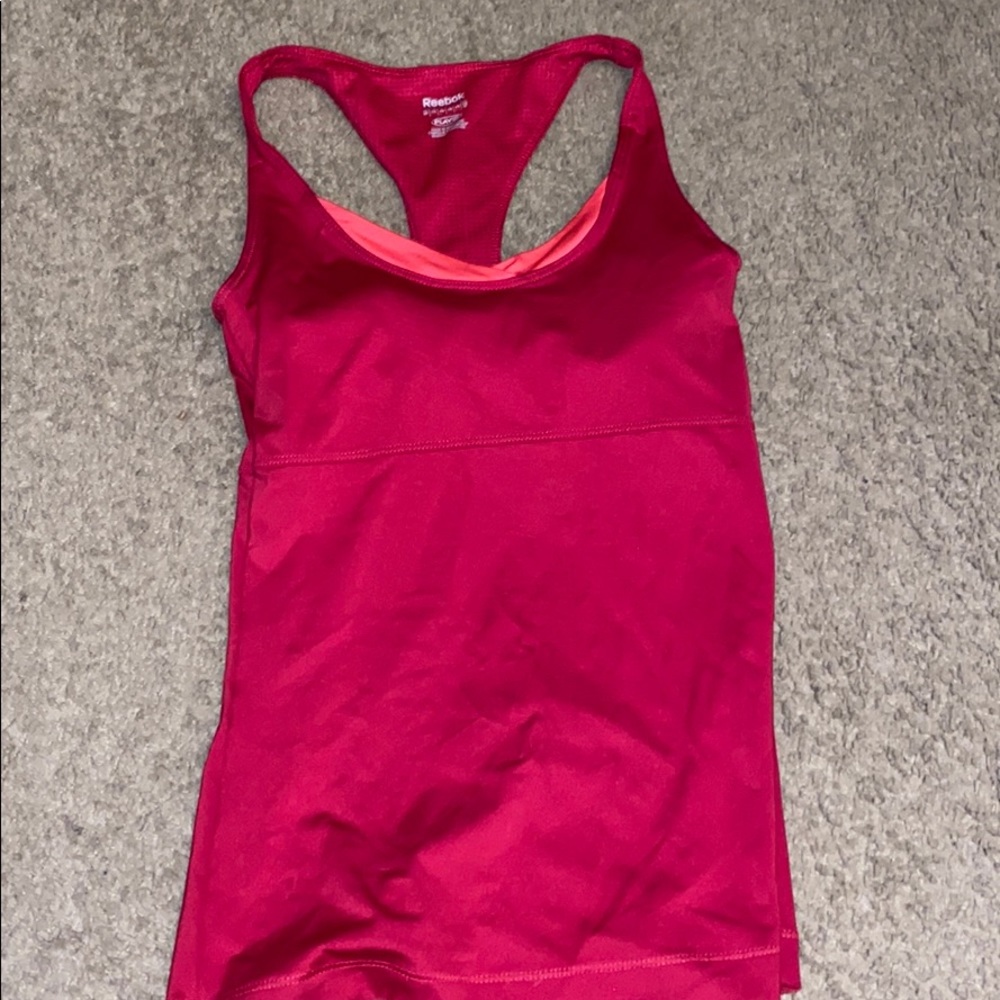 reebok athletic tank top